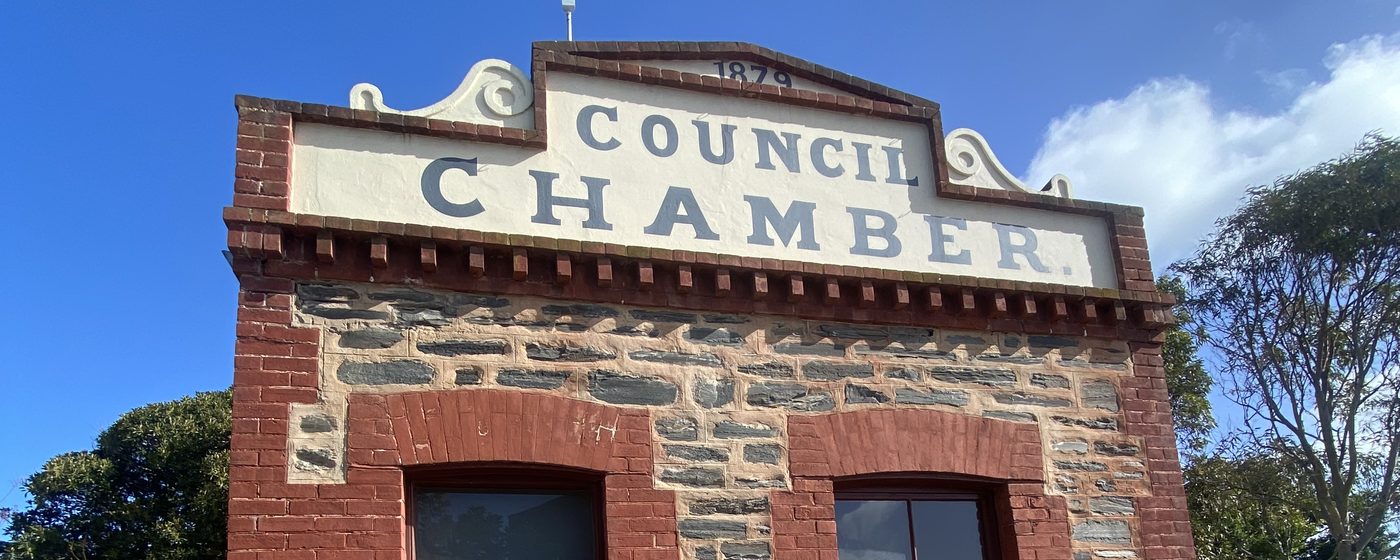 The 1879 council chamber at Port Elliot, South Australia